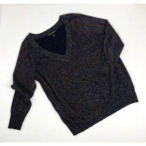 Lane Bryant Womens Black Sparkly Sweater Long Sleeve Size 18/20‎ Plus Size Top